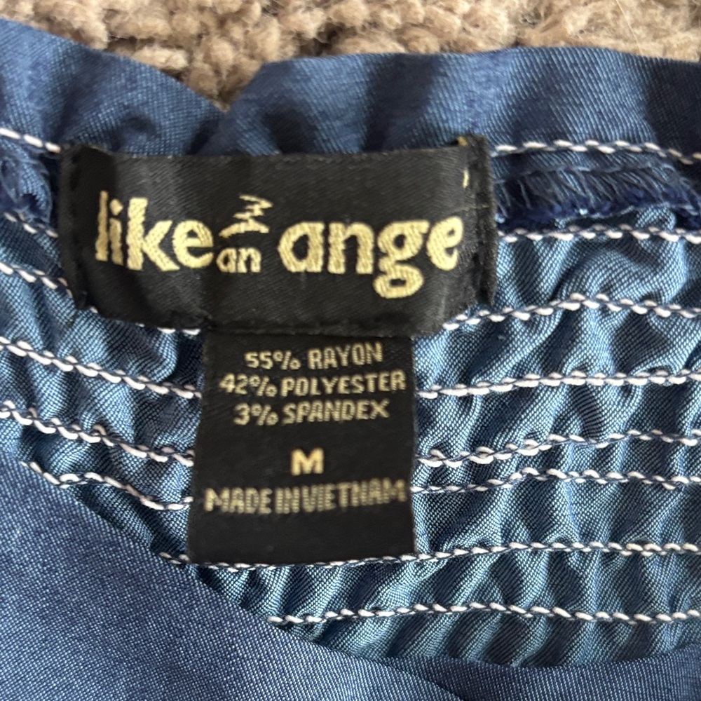 Like an Angel Denim Blue Romper - Picture 3 of 4